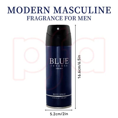 88238, Body Spray Aerosol 6.76 oz/200 ml Blue Intense for Men - United Scents, 191554882386