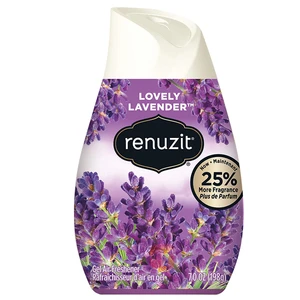 RENU7-LL, Renuzit 7oz Solid Air Freshener Lovely Lavender, 023400350018