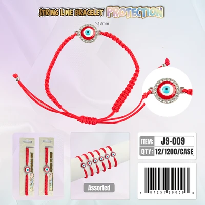 J9-009, String Line Protection Bracelet, 887257890093