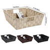 38316, Ideal Home Weaving storage basket 14.9x13x4.7 inch, 191554383166