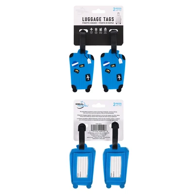 40010, Ideal Travel Shaped Luggage Tags 2PK, 191554400108