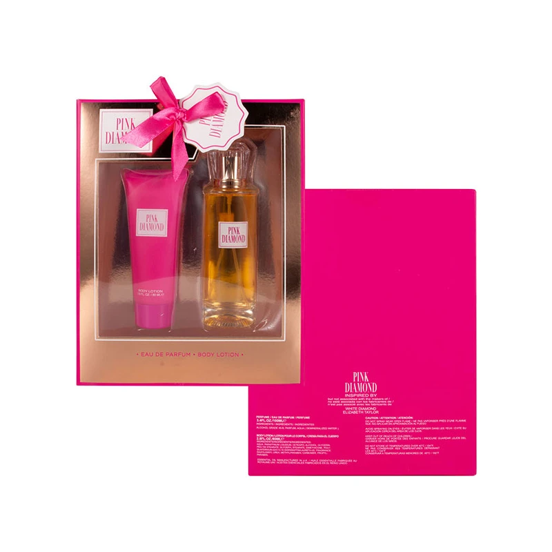 Women's 2pcs Set PINK DIAMOND 3.4fl.oz EDP 2.8fl.oz Body Lotion