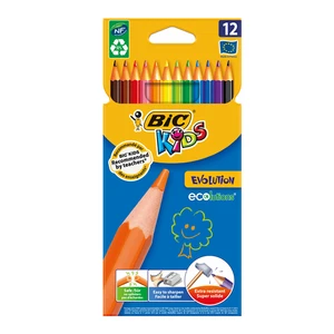 BIC229631, BIC Kids Colouring Pencil 12PK, 3270220060963