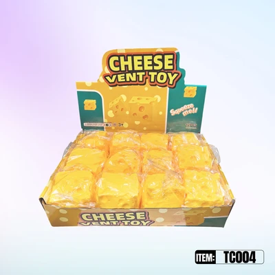 TC004, Squishy Flour Cheese 2.3", 887258030047