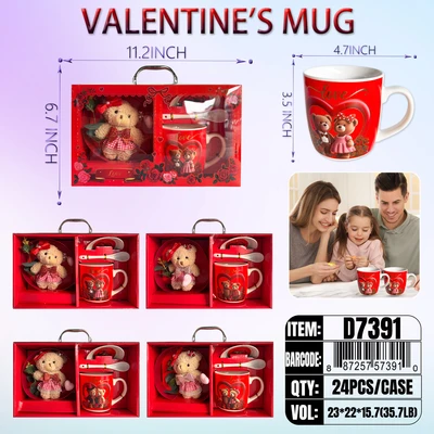 D7391, Valentine's Mug Set, 887257573910