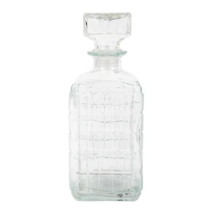 33044, Splash Glass Wine Bottle 1L Rect w/ Gift Box, 191554330443