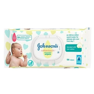 JJW56L, JJ Baby Wipe 56CT w/ Lid CottonTouch, 3574661421506
