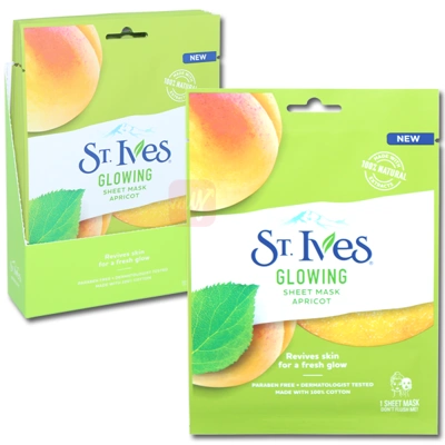 SIM23-G, St. Ives Face Mask Glowing Apricot PDQ, 8801619047866