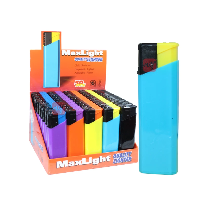 MaxLight 50ct Lighter Windproof Asst Colors