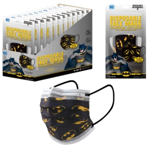DCM10-BM, DC Children Mask 10PK Batman, 8888047874301