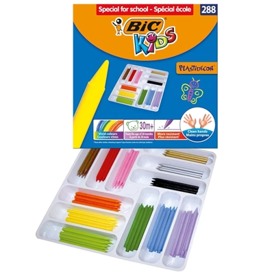 AB1248, BIC 288pcs Color Crayon Pencils 12 Colors, 3086123174061