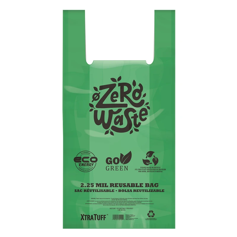 Xtratuff Reusable T-shirt Bag 225 MIL Green