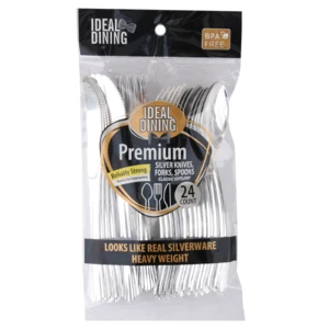 36006, Ideal Dining HD 24CT Silver Combo, 191554360068