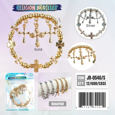 JR-054, Crystal Religion Bracelet, 887257840012