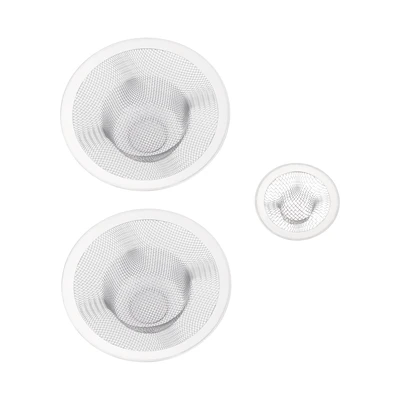 42102, Ideal Kitchen Stainless Steel Sink Strainers  3PK, 191554421028