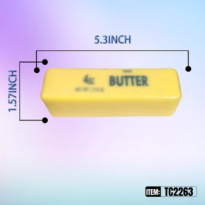 TC2263, Crispy Wax Squishy & Slow Rise Butter 4Oz 5.3"× 1.57", 887258042637
