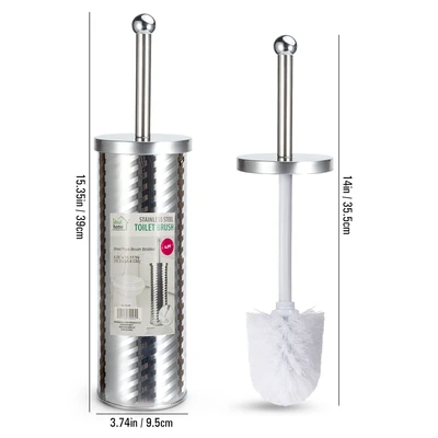 70005, Ideal Home SS Toilet Brush with lid, 191554700055