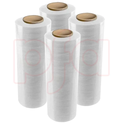 SW-80C, Pallet Shrink Wrap 80 Gauge 18in x 1500ft Roll Clear