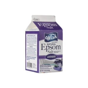 64011, Wish Epsom Salt 16oz Box Lavender, 191554640115