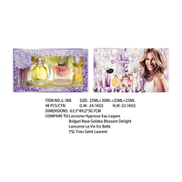 Lancome,bvlbari,Lancome,YSL Perfume set 4 pcs