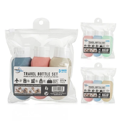 40003, Ideal Travel Travel Bottle 3PK, 191554400030