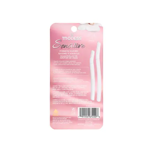 Sensitive Eyebrow Razors 2pk