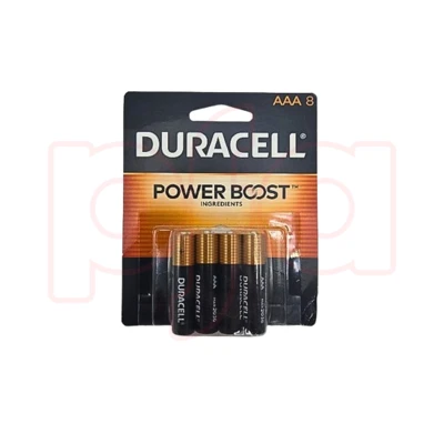 DC8AAA, Duracell Coppertop AAA Batteries - 8 Pack Alkaline Battery, 041333042619