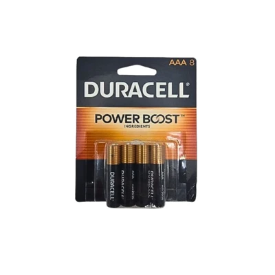 DC8AAA, Duracell Coppertop AAA Batteries - 8 Pack Alkaline Battery, 041333042619