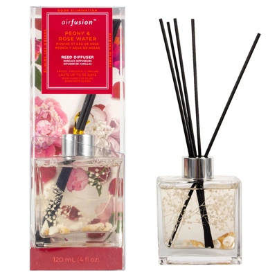 99852, Air Fusion Scented Reed Diffuser Set Peony & Rose Water 120ml, 191554998520
