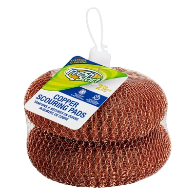 32106, Fresh Start Scourers Copper Mesh Bag 2PK Jumbo, 191554321069