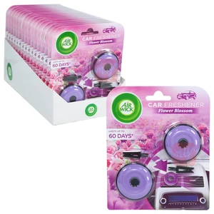 AWCV2-BF, Air Wick Car Vent Clip 2 Pack Blossom Flower, 5059001001122