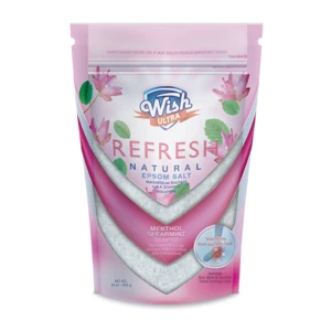 64003, Wish Epsom Salt 16oz Bag Refresh Foot Soak, 191554640030