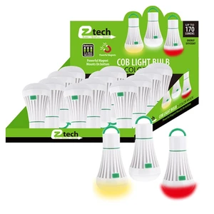 48036, EZ Tech COB LED Bulb 3 Colors, 191554480360
