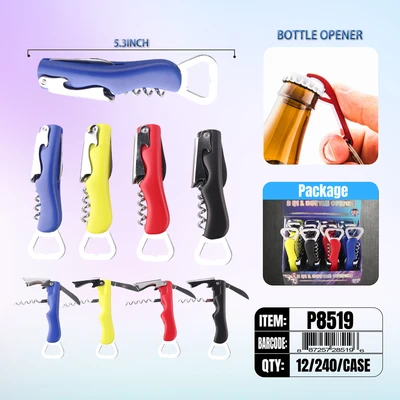 P8519, Bottle Opener 5.3" (3 in 1 ), 887257285196