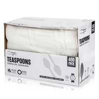 38080, Elegance Party Plastic Teaspoon 400ct, 191554380806