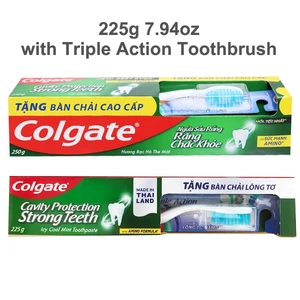 CTP225ICM, Colgate Toothpaste 225g 7.94oz Cool Mint + TA Toothbrush, 8850006932193