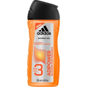 ASG250AP, Adidas Shower Gel 250ml 3-in-1 Adipower, 3614225086205