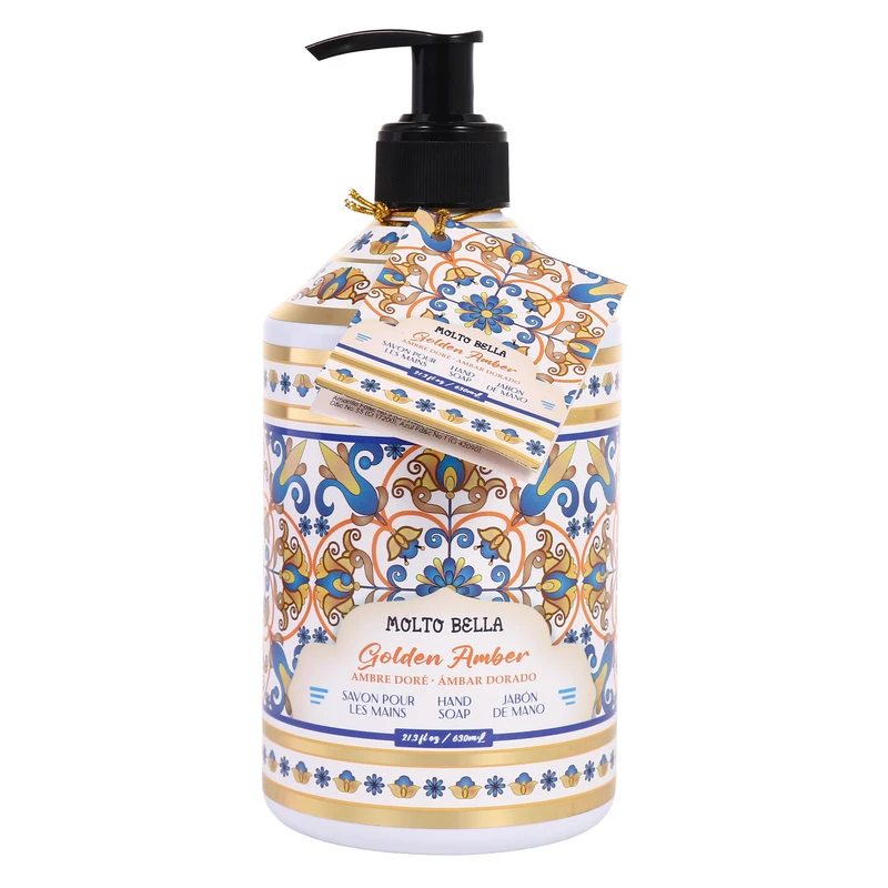 Molto Bella Hand Soap 21.3 FL OZ Golden Amber