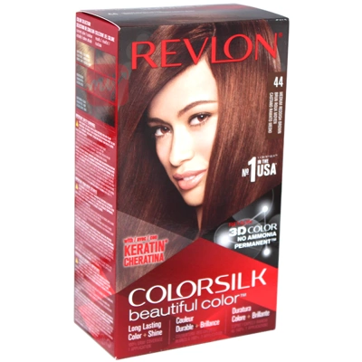 CS44, Revlon ColorSilk Hair Color #44 Med Reddish Auburn, 309978695448