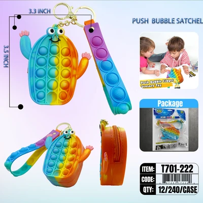 T701-222, POP MIN-COIN PURSE CACTUS, 887257172229