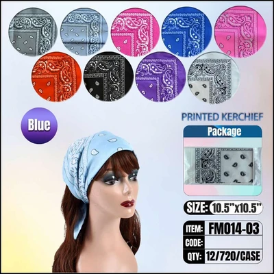 FM014-03, BANDANA Blue