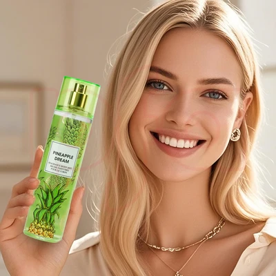 88622, Fragrance Body Mist 8 oz/236 ml Pineapple Dream for Women - United Scents, 191554886223