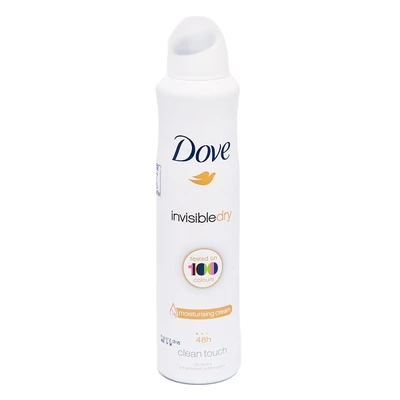 DBS250IDCT, Dove Body Spray 250ml Invisible Dry Clean Touch, 8717163997383