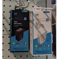 4USB folding plugs Wall Charger Iutput: 100-240V~50/60Hz USB Output: 5V 3A Approved by ETL