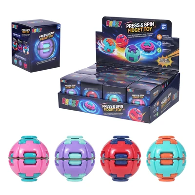 OL84226, Krazy SPIN&FLIP FIDGET TOP, 191554842267