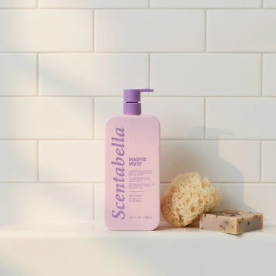 60690, Scentabella Body Wash 16.9oz – Madrid Muse, 191554606906