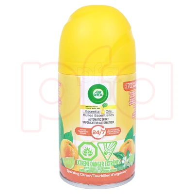 AW180SC, Air Wick Freshmatic Refill 180g  Sparkling Citrus 6.34oz, 062338779652
