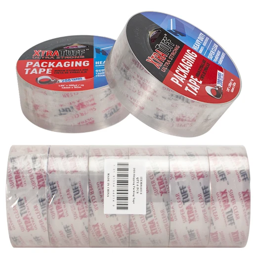 44014, XtraTuff Packing Tape 1.89in by 200yd Super Clear, 191554440142