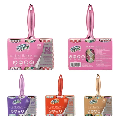 44110, Fresh Start Lint Roller 198SH 3PK Chrome Handle, 191554441101