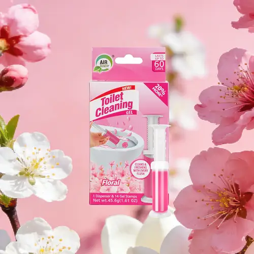 Floral Toilet Cleaning Gel